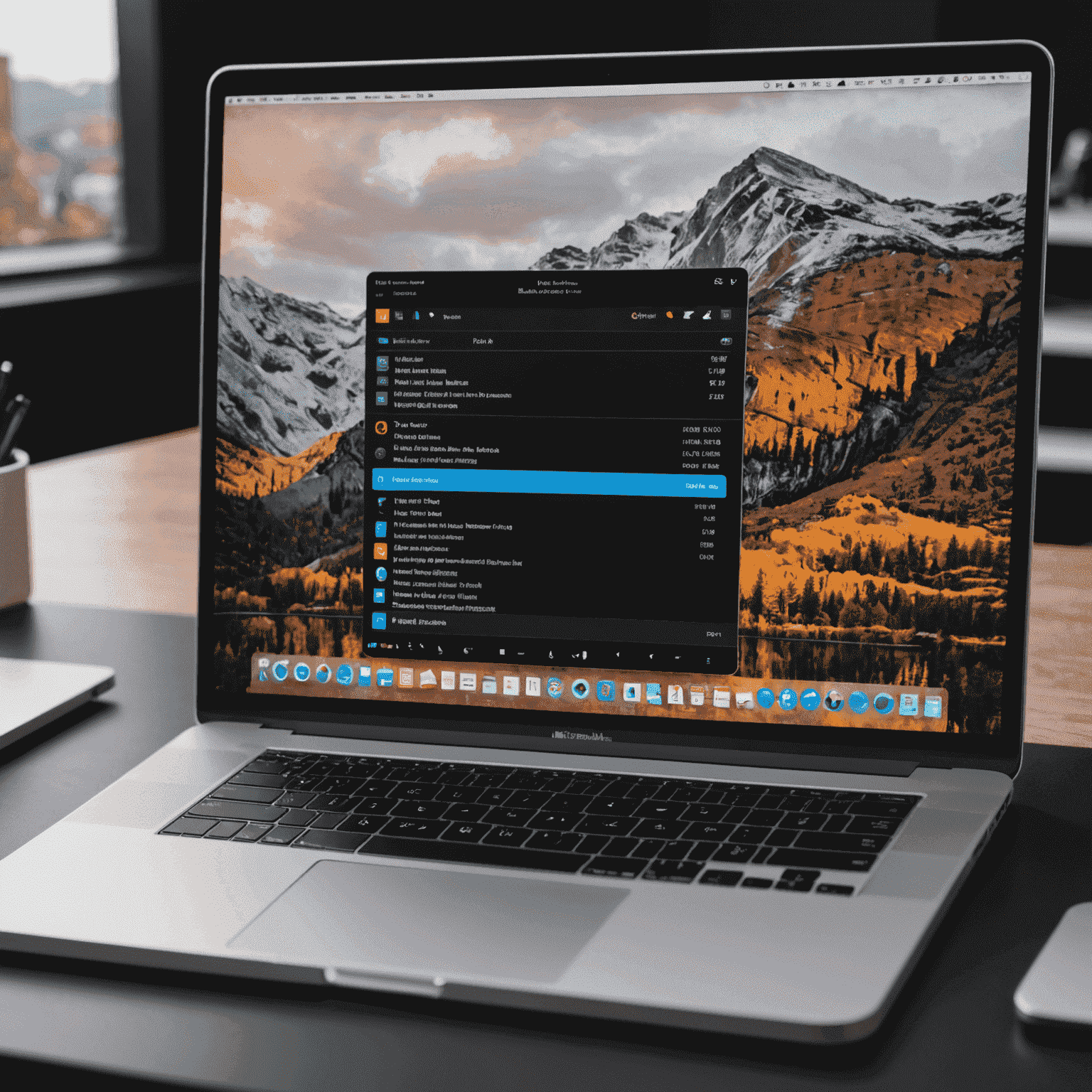 A sleek MacBook Pro displaying the ntfsiboysoft interface, showcasing seamless integration of NTFS drives in Finder. The screen shows various NTFS formatted external drives mounted and accessible, with a clean, modern file management interface.