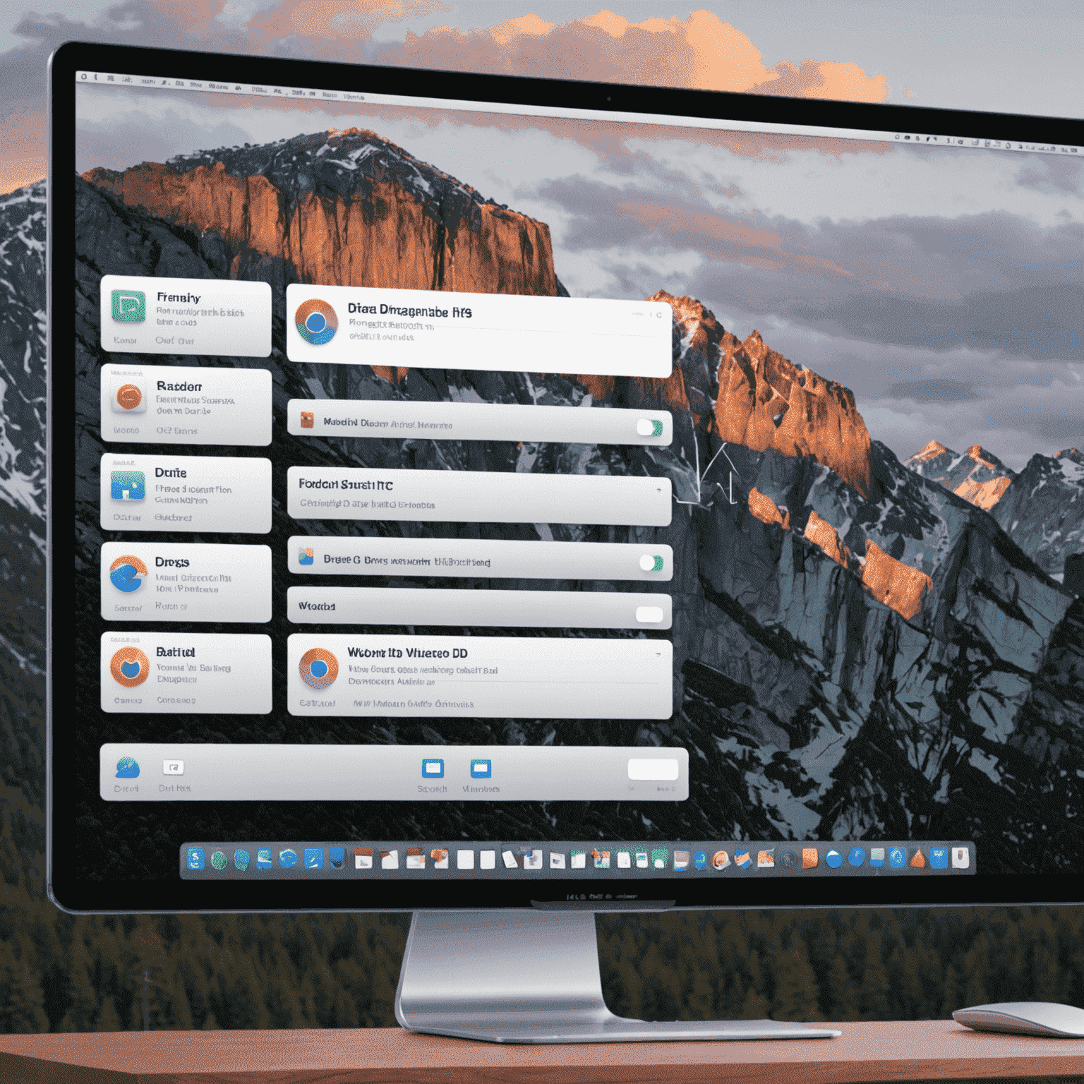 A Mac desktop showing multiple NTFS drives mounted and accessible in Finder, with the ntfsiboysoft interface visible, displaying various drive management options