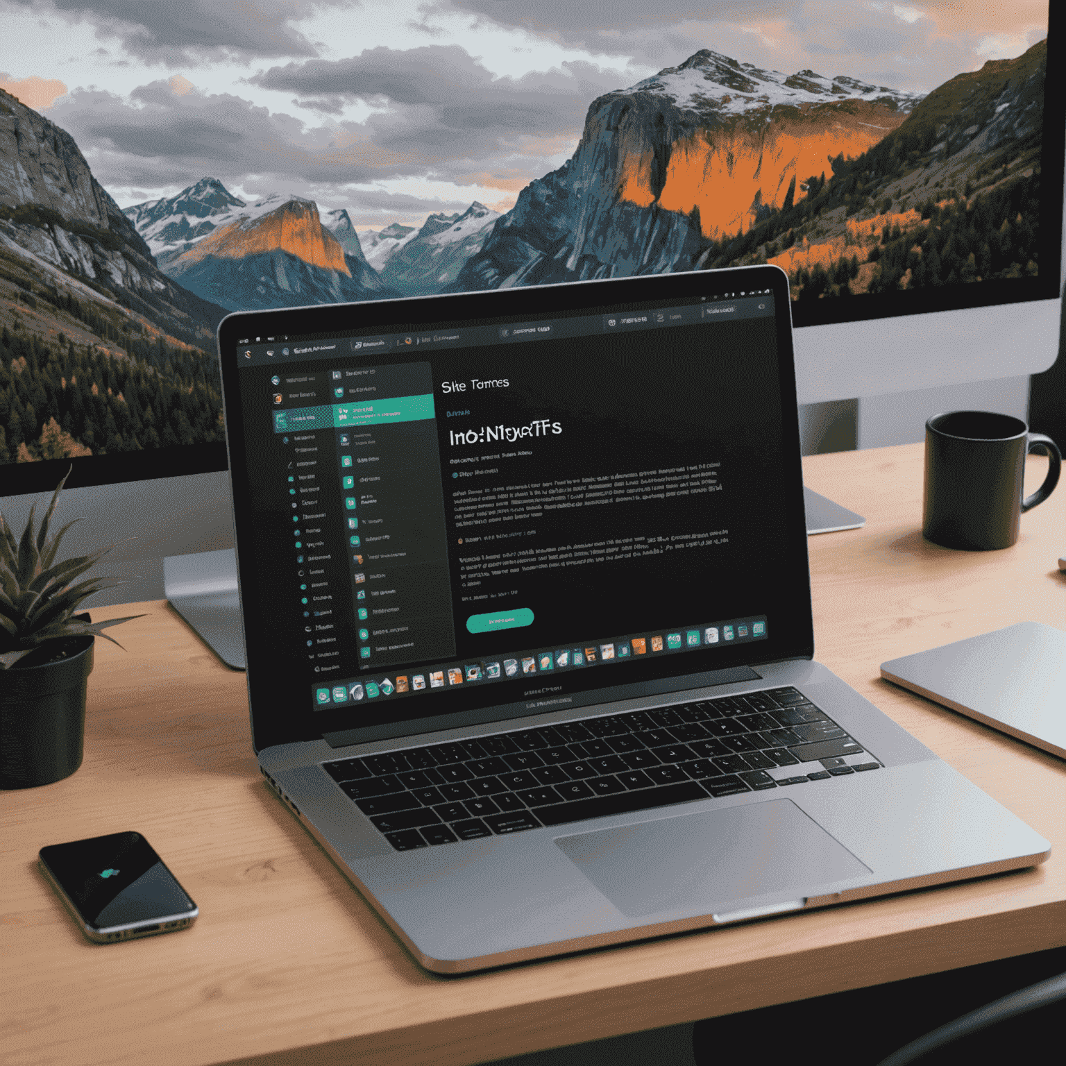 A sleek interface showcasing ntfsiboysoft NTFS for Mac solution, with a MacBook Pro displaying smooth file transfer between NTFS drives and macOS 15. The image highlights the software's compatibility with Apple Silicon and its user-friendly design.